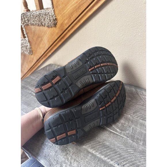 Red Head DRY-PLUS MOC 11.5m Mens Waterproof Shoes Slip On Coffee Brown - Picture 5 of 5